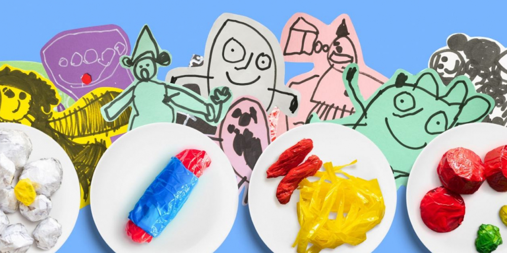 Детские поделки сменили фото блюд в приложении сервиса «Кухня на районе»
