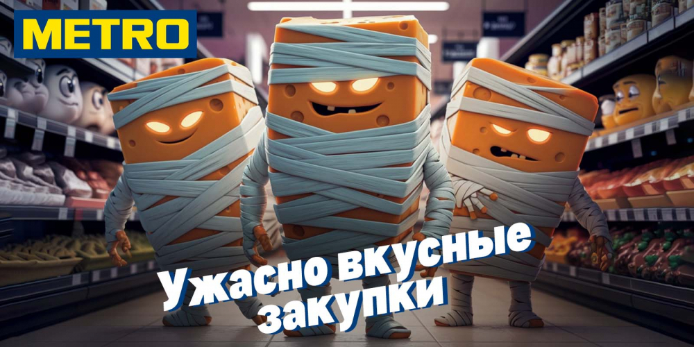 «Ужасно вкусный»: нейросетевой ролик от METRO и Nectarin