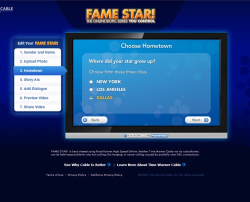   Fame star