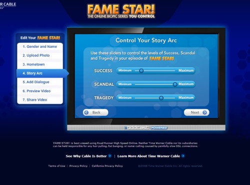   Fame star