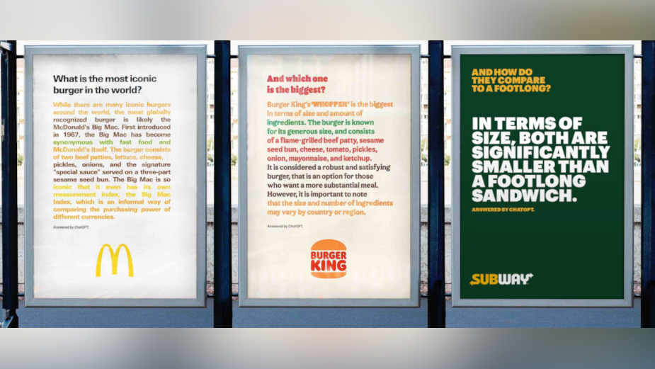 Subway вмешался в дуэль с рекламой, сгенерированной ChatGPT