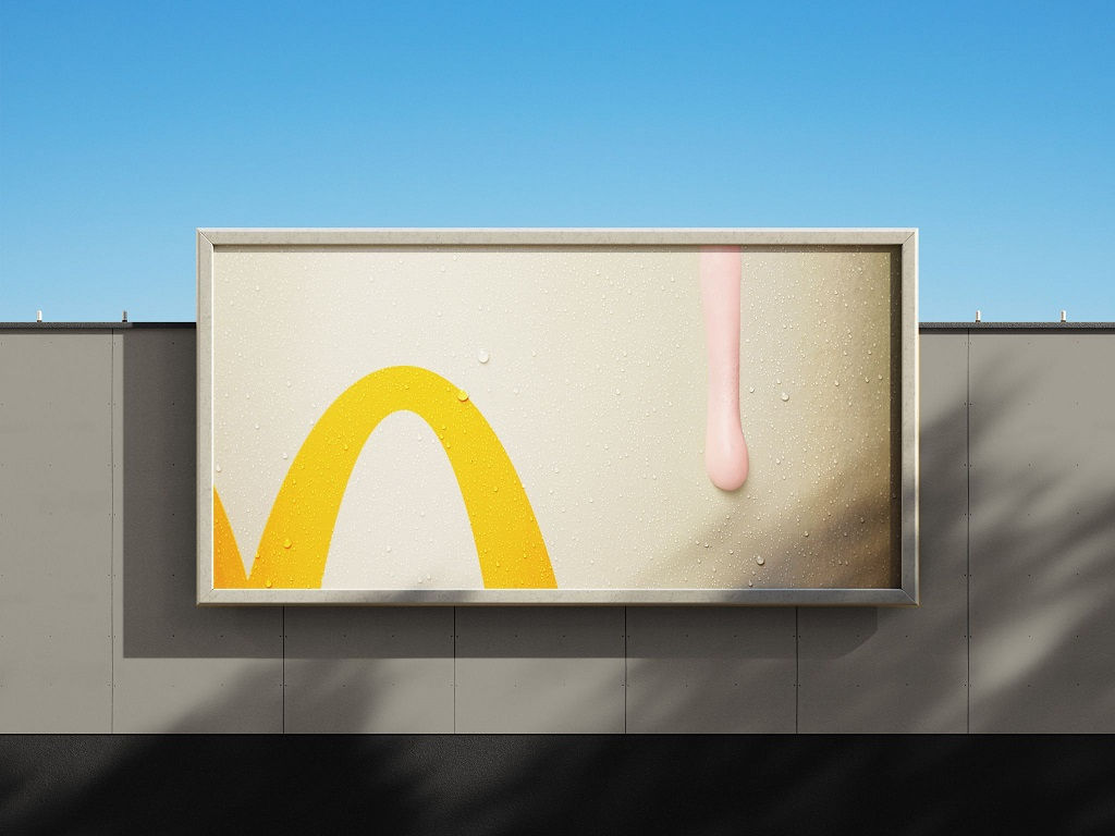 McDonald’s отметил жару в Великобритании рекламой тающего молочного коктейля