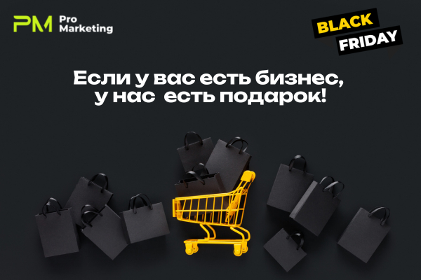 Черная пятница в ProMarketing