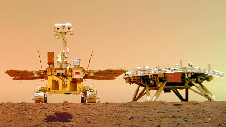 Китай опубликовал звуки, записанные ровером «Чжужун» на Марсе