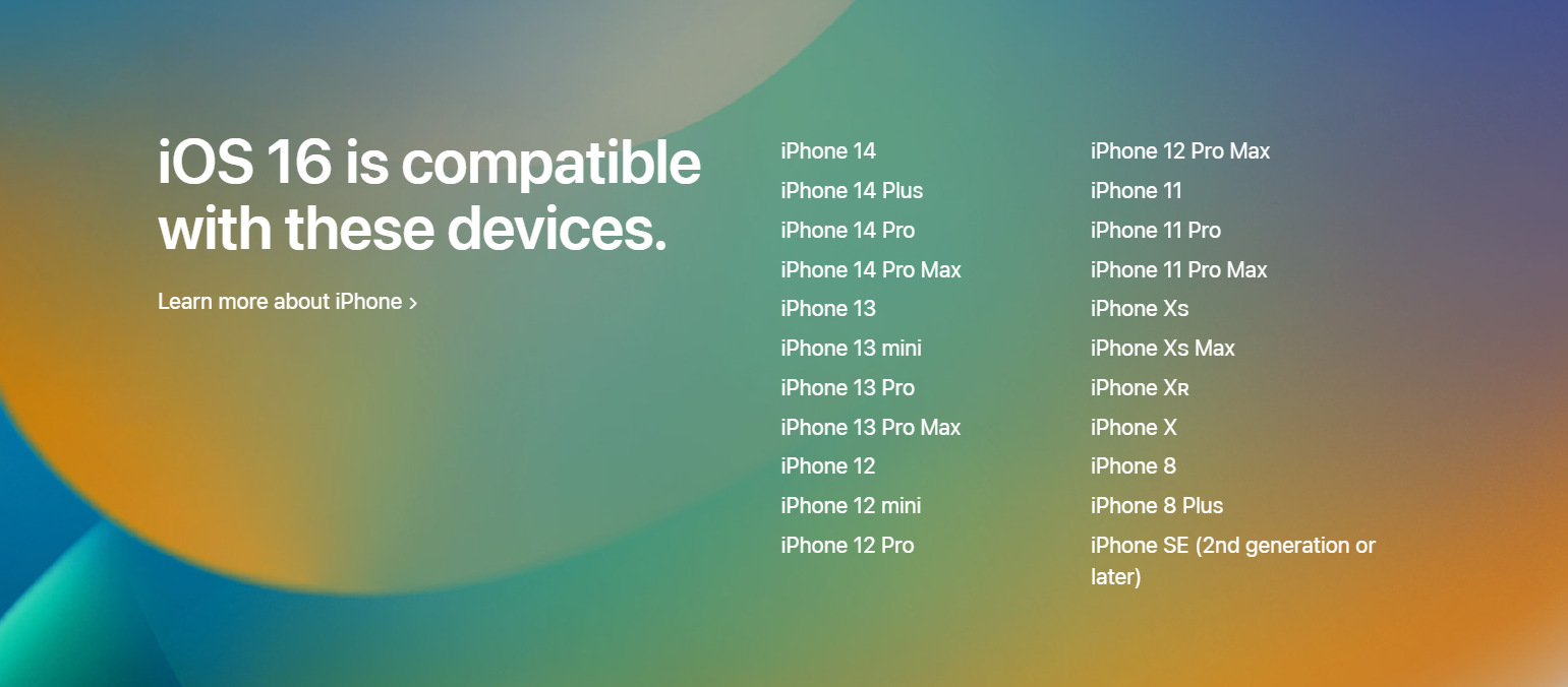 Apple выпустила Ios 16 Что в ней нового