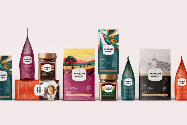Ребрендинг «Живого кофе» от Repina Branding: как переосмыслить бренд с историей