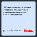 Четверть россиян относятся положительно к цифровым блогерам